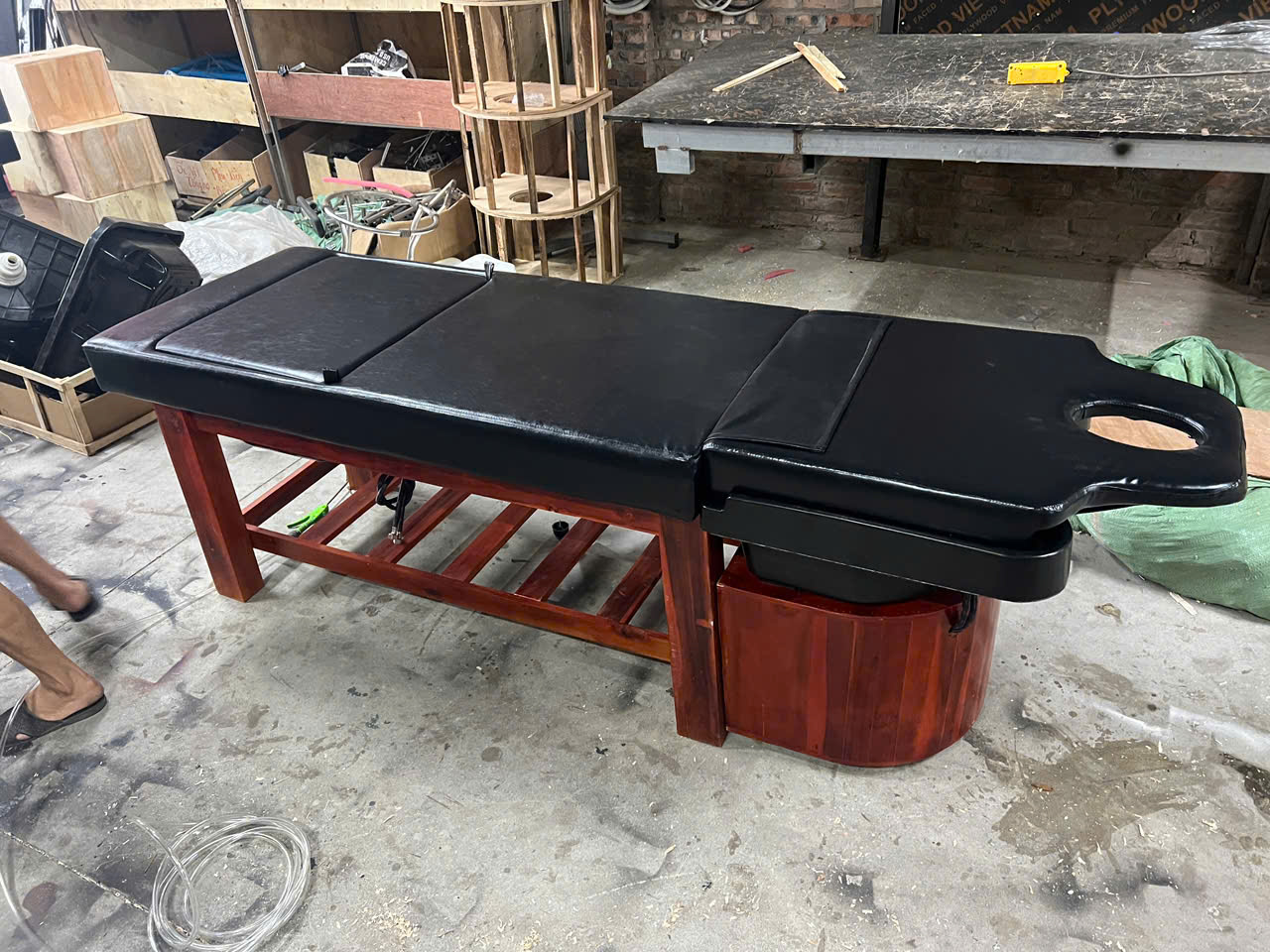 Giường gội đầu 2n1 úp mặt ngoài