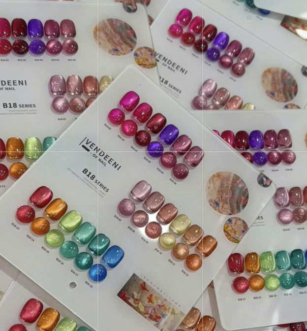 Set sơn gel mắt mèo Vendeeni
